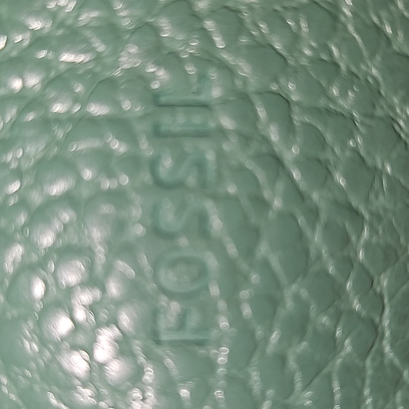 Fossil Jenna Satchel 2 Tone Tote/Shoulder Bag - Picture 13 of 13